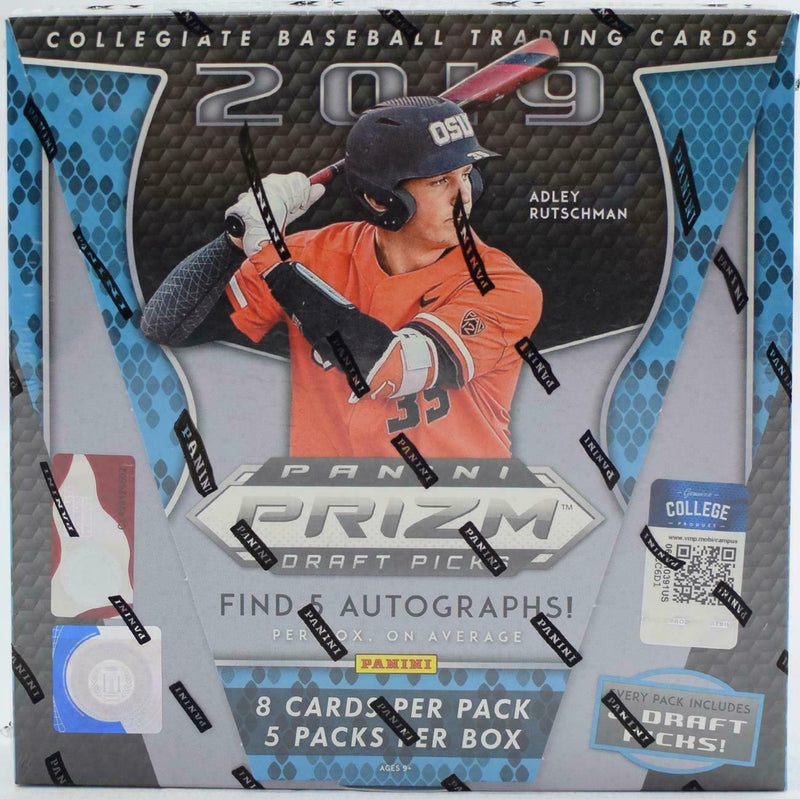 2019 Panini Prizm Draft Picks Baseball Factory Sealed Hobby Box-1