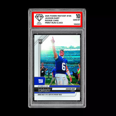 Graded 10 Jaxson Dart RC ROOKIE SP 2025 Panini Instant NFL #105 NY Giants QB-1