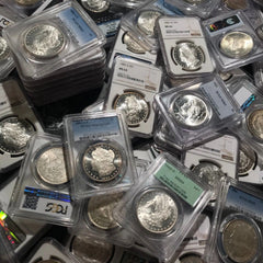 ✯PCGS NGC US Silver Peace Dollars 1921-35 ✯ BU UNC Coins From Graded Estate Lot✯-2
