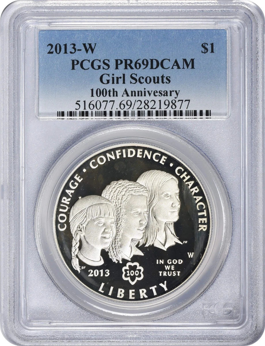 2013-W Girl Scouts Commemorative Silver Dollar PR69DCAM PCGS-1