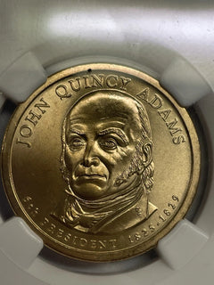 2008-P John Quincy Adams One Dollar SMS NGC MS66-10