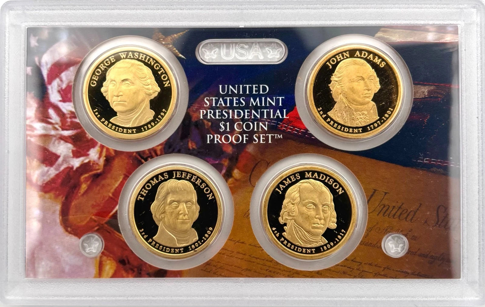 2007-2016 Presidential Dollar 39 Coin S Proof Set wOriginal Mint Lenses (No COA)-10