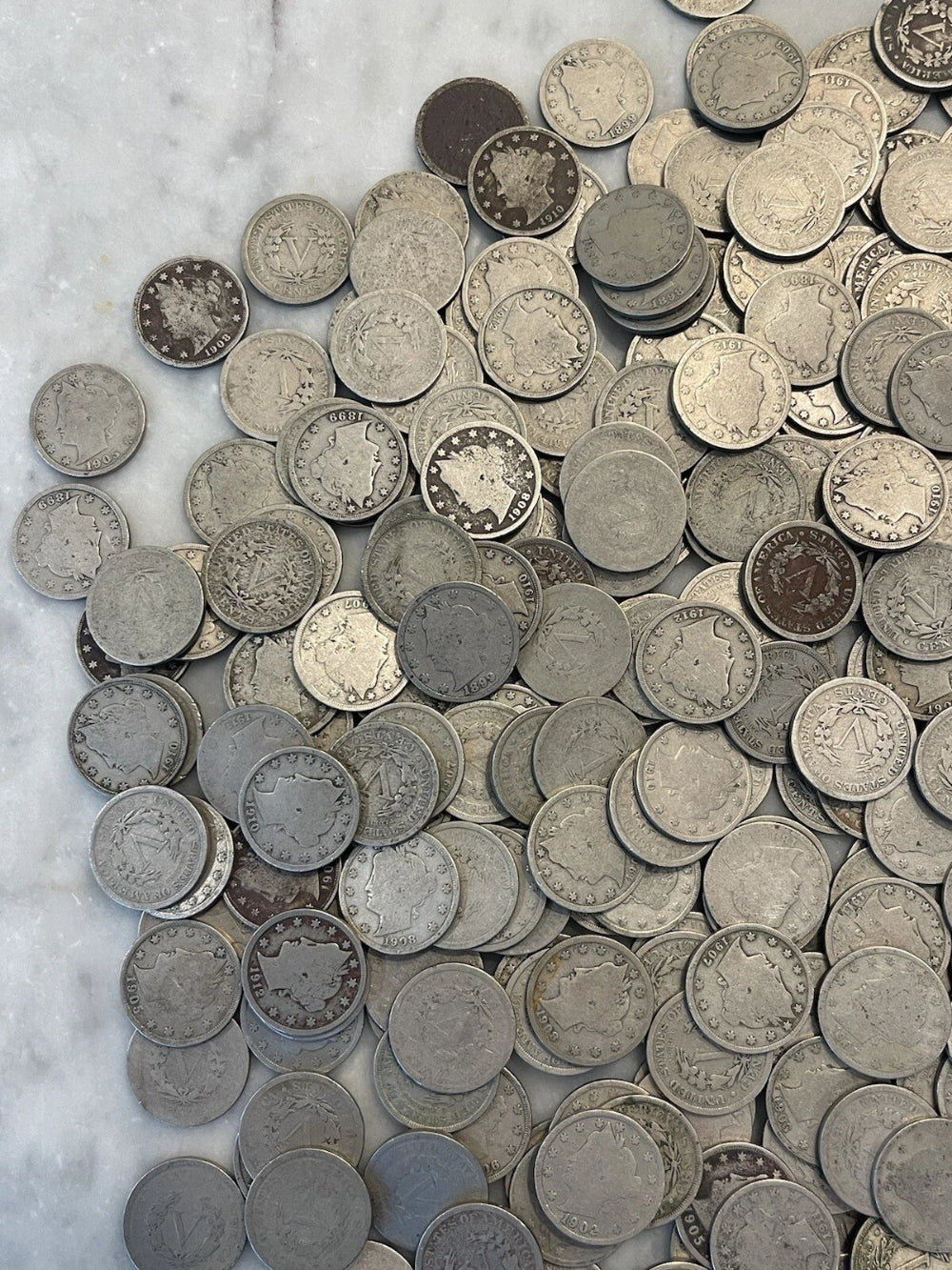 [Lot of 40] V Nickels Liberty Full Roll - Full Readable Dates Choose # of Lots!