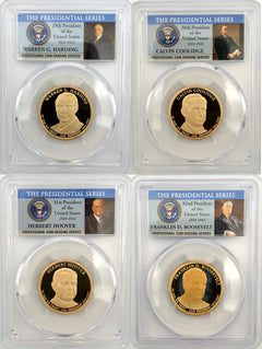 2007 - 2010, 2011 - 2016 S COMPLETE 39 Presidential $1 PCGS 70 Proof Dollar Set-10