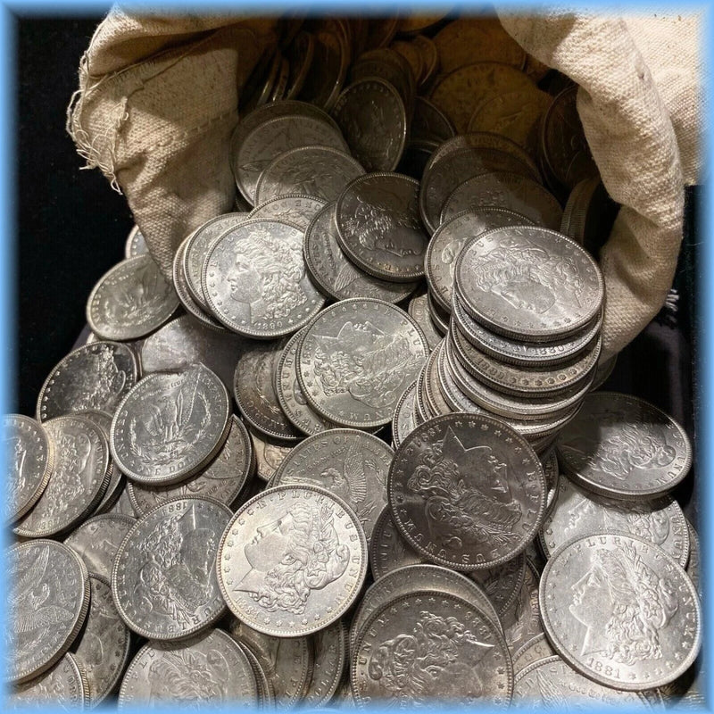 ~ AU/UNC Morgan Silver Dollars From Bag Roll Estate Hoard Sale ~ Uncirculated!-1