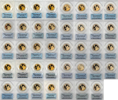 2007 - 2010, 2011 - 2016 S COMPLETE 39 Presidential $1 PCGS 70 Proof Dollar Set-11