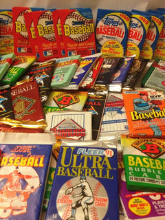 Old Baseball Cards Unopened Packs from Wax Box - Vintage 100 Card Lot Plus BONUS-4