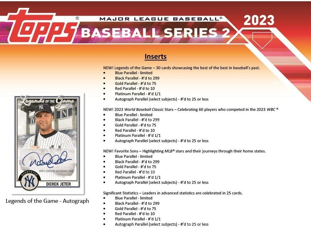 2023 Topps Series 2 Baseball Factory Sealed Retail Box of 24 Packs 384 Cards-6
