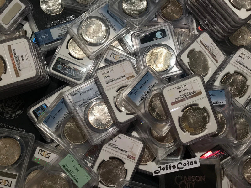 ✯PCGS NGC US Silver Peace Dollars 1921-35 ✯ BU UNC Coins From Graded Estate Lot✯-4