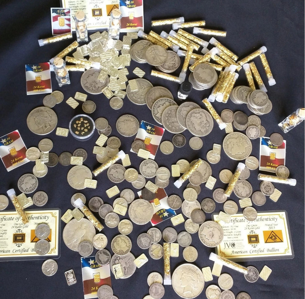 ✯ Gold and Silver Estate Lot Sale ✯ Old U.S. Coins ✯ Bullion ✯ .999 Silver Bars-6