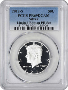 2012-S Silver Kennedy Half Limited Edition PR Set PR69DCAM PCGS Proof 69-1