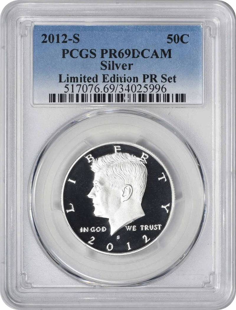 2012-S Silver Kennedy Half Limited Edition PR Set PR69DCAM PCGS Proof 69-1