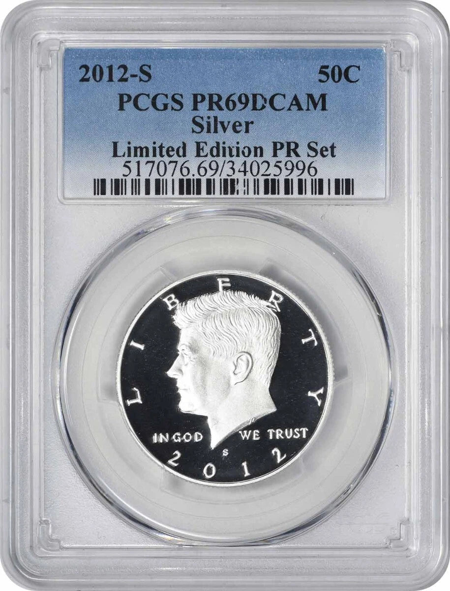 2012-S Silver Kennedy Half Limited Edition PR Set PR69DCAM PCGS Proof 69