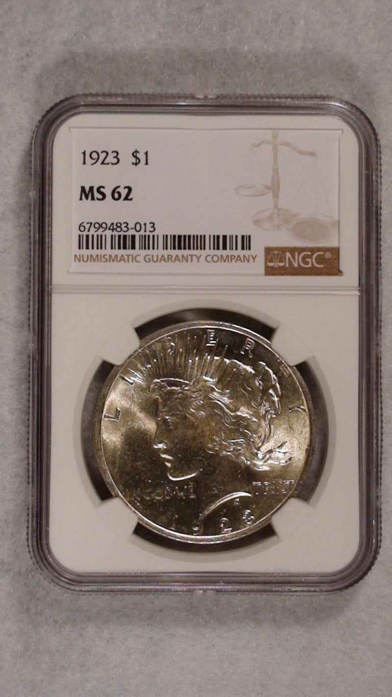 ✯PCGS NGC US Silver Peace Dollars 1921-35 ✯ BU UNC Coins From Graded Estate Lot✯-5