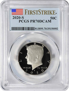 2020-S Kennedy Clad Half Dollar PR70DCAM First Strike PCGS-1
