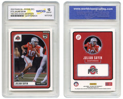 2024 Panini NIL JULIAN SAYIN The Ohio State TRUE ROOKIE CARD #100 - GEM MINT 10-1