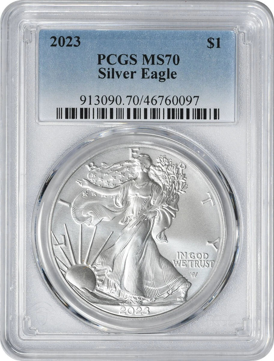 2023 $1 American Silver Eagle MS70 PCGS-1