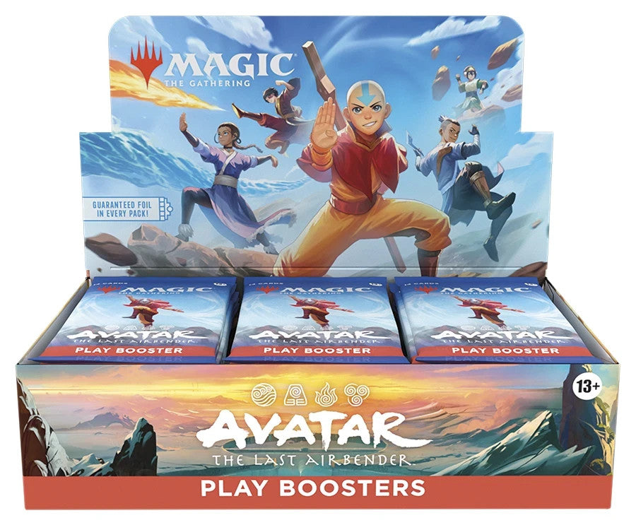 Magic: The Gathering Avatar: The Last Airbender Play Booster Box New Factory Sealed MTG Trading Cards Collectible Hobby Packs