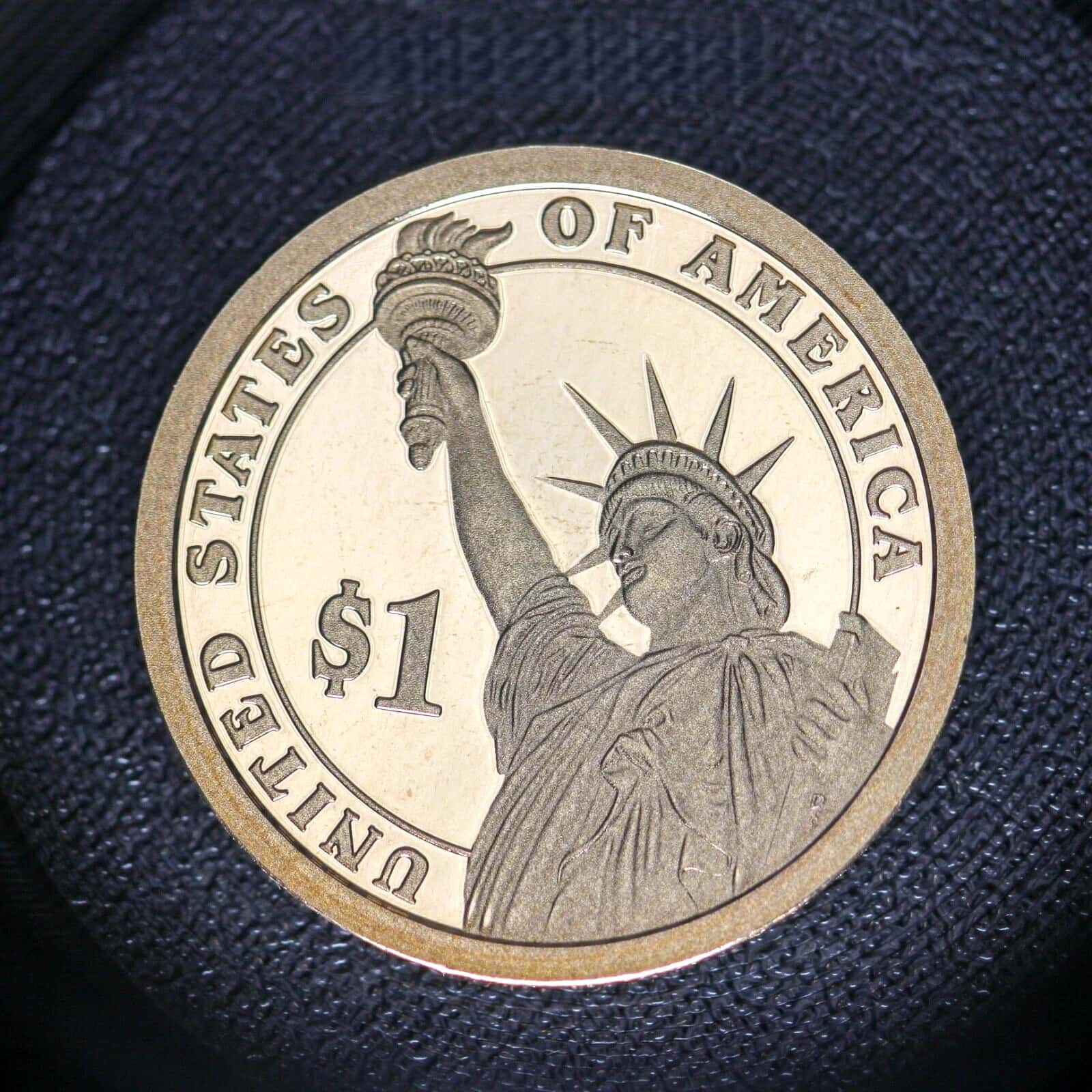 2012 S Proof Grover Cleveland Presidential Dollar Coin (Variety 2nd term)-2