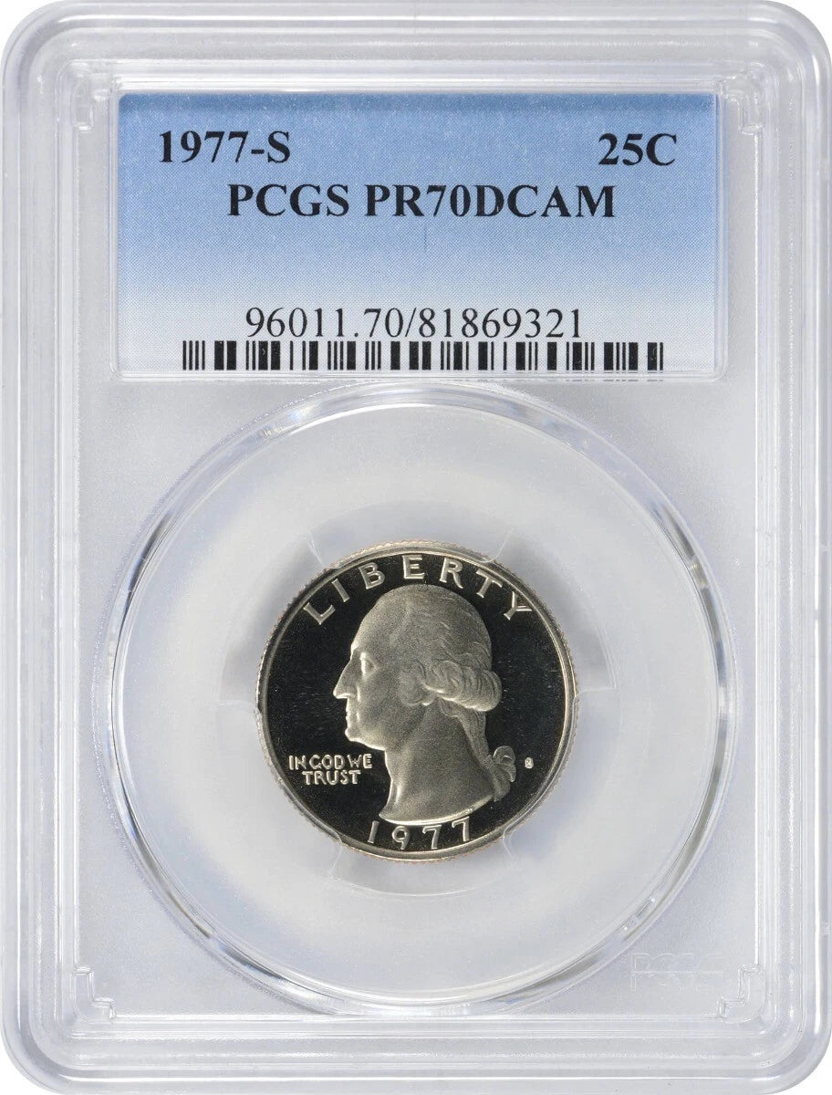 1977-S Washington Quarter PR70DCAM PCGS