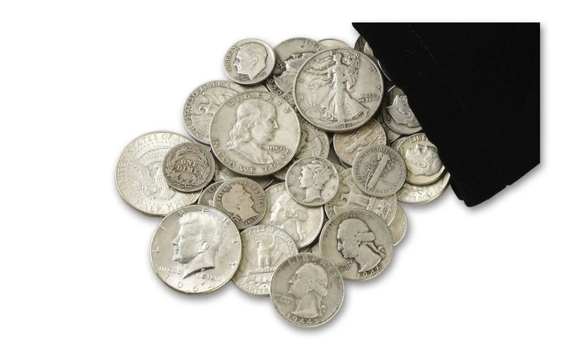 SILVER ESTATE SALE LOT ~ PRE 1965 MIXED 90% US OLD COINS ~90% QUARTER INCLUDED-3