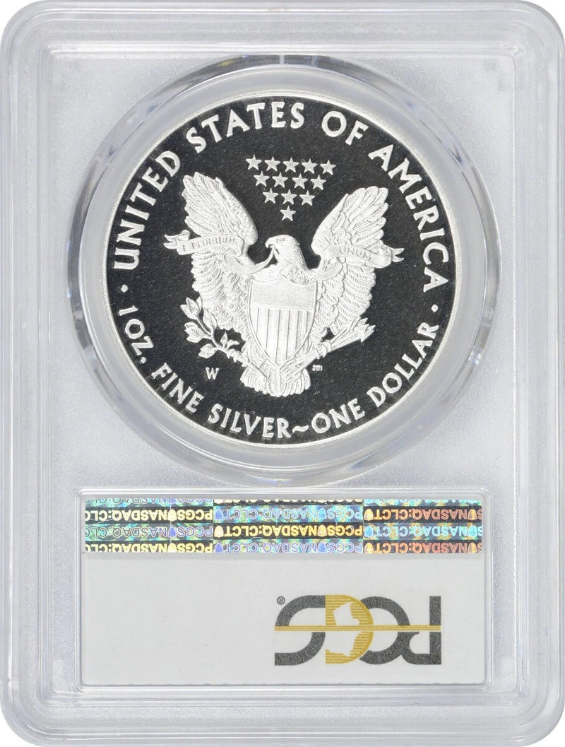 2015-W American Silver Eagle Dollar PR70DCAM PCGS Proof 70 Deep Cameo-2