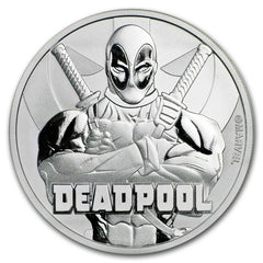 Moneda de plata Marvel Series BU de Tuvalu de 1 oz y 0,999 dólares de 2018-2