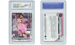 2025 MLS Topps Now LIONEL MESSI Fastest 40 Goal in History Card #1 - GEM-MINT 10-1