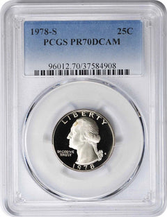 1978-S Washington Quarter PR70DCAM PCGS-1