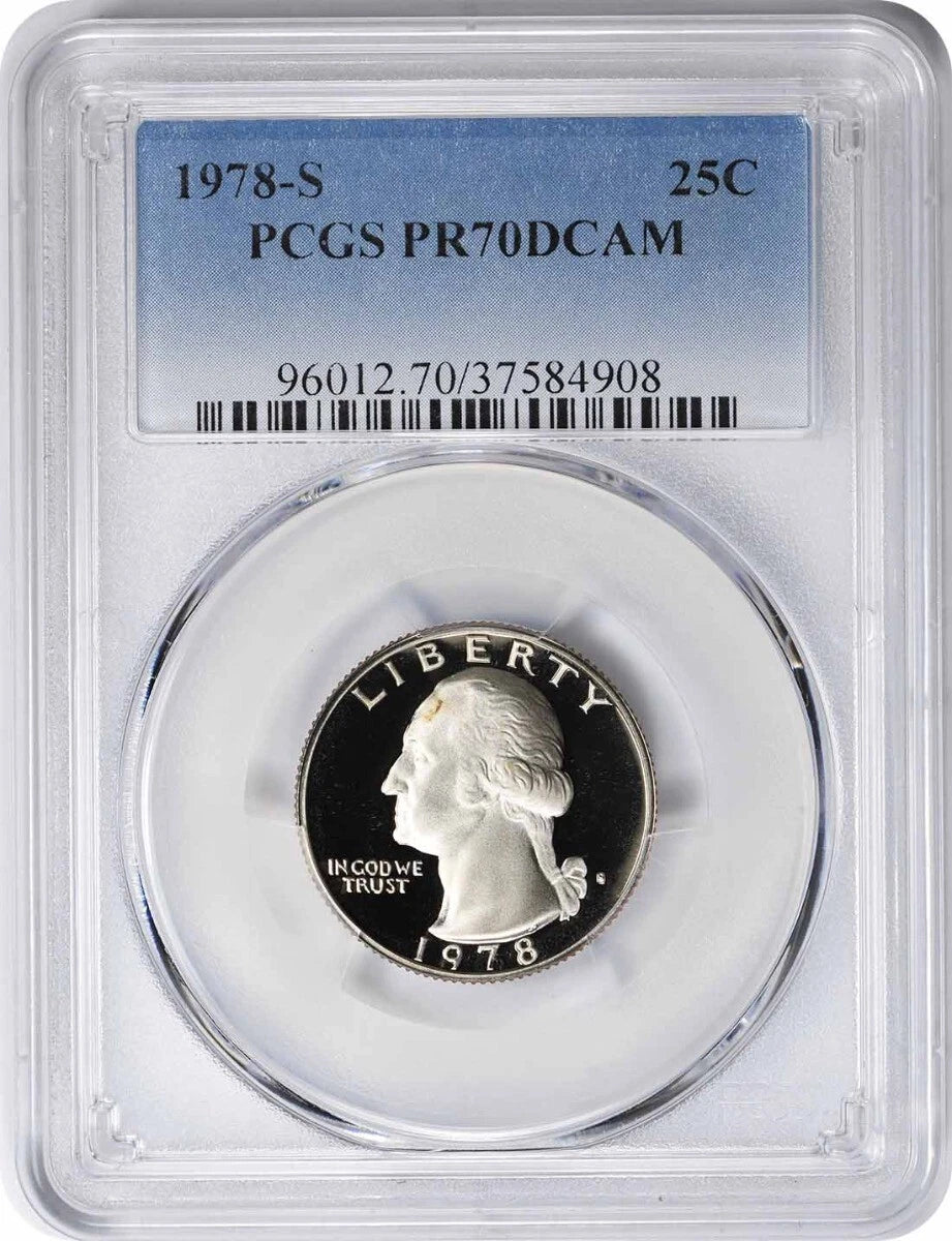 1978-S Washington Quarter PR70DCAM PCGS