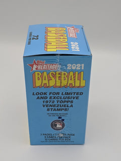 Factory Sealed 2021 Topps Heritage Baseball Cards 8 Pack Blaster Box-5