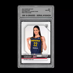 Graded 10 CAITLIN CLARK All Rookie Team 2024 Panini Instant #247 WNBA RC Card-1