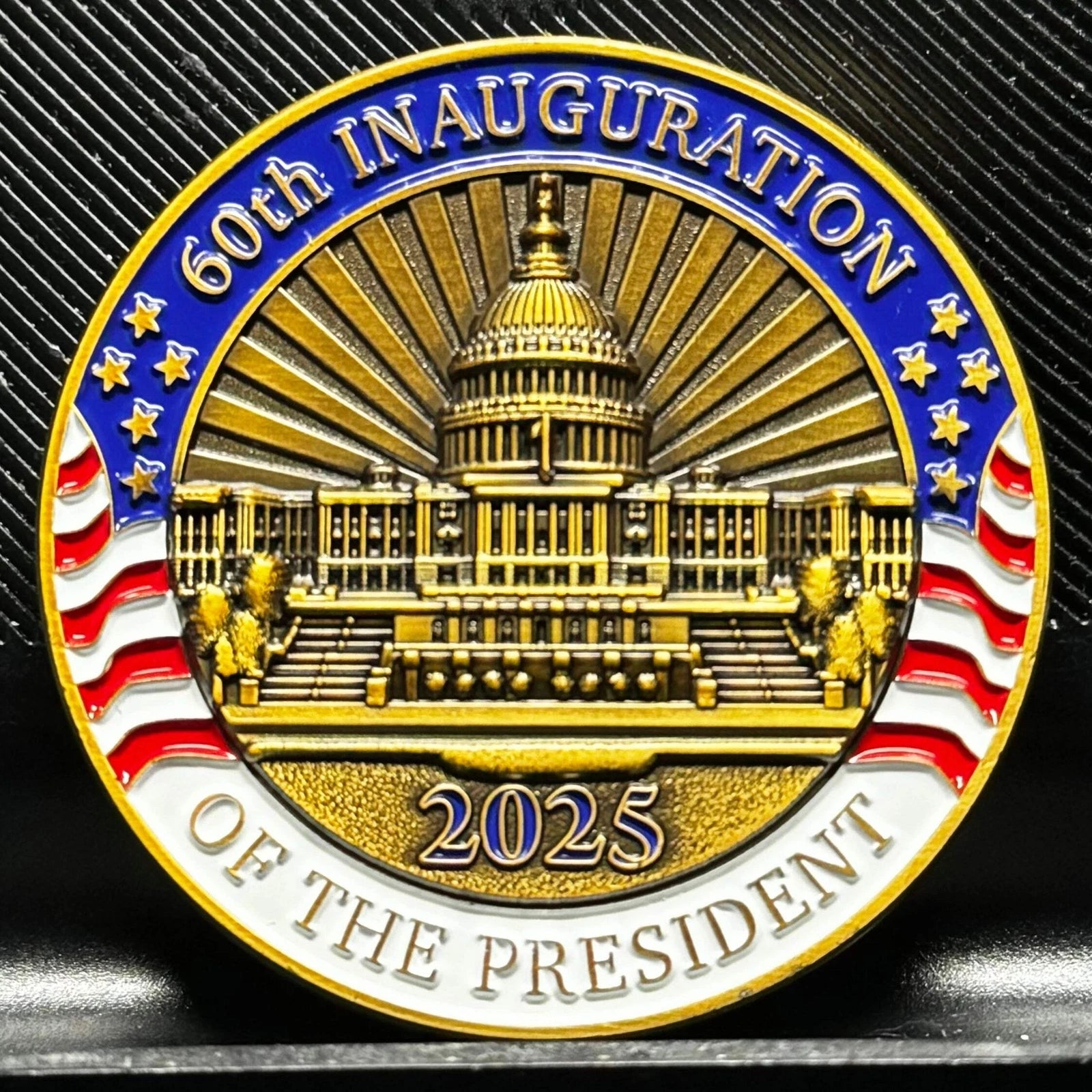 EL16-4 Trump Vance Presidential Inauguration 47 Challenge Coin MAGA-2