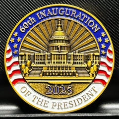 EL16-4 Trump Vance Presidential Inauguration 47 Challenge Coin MAGA-2