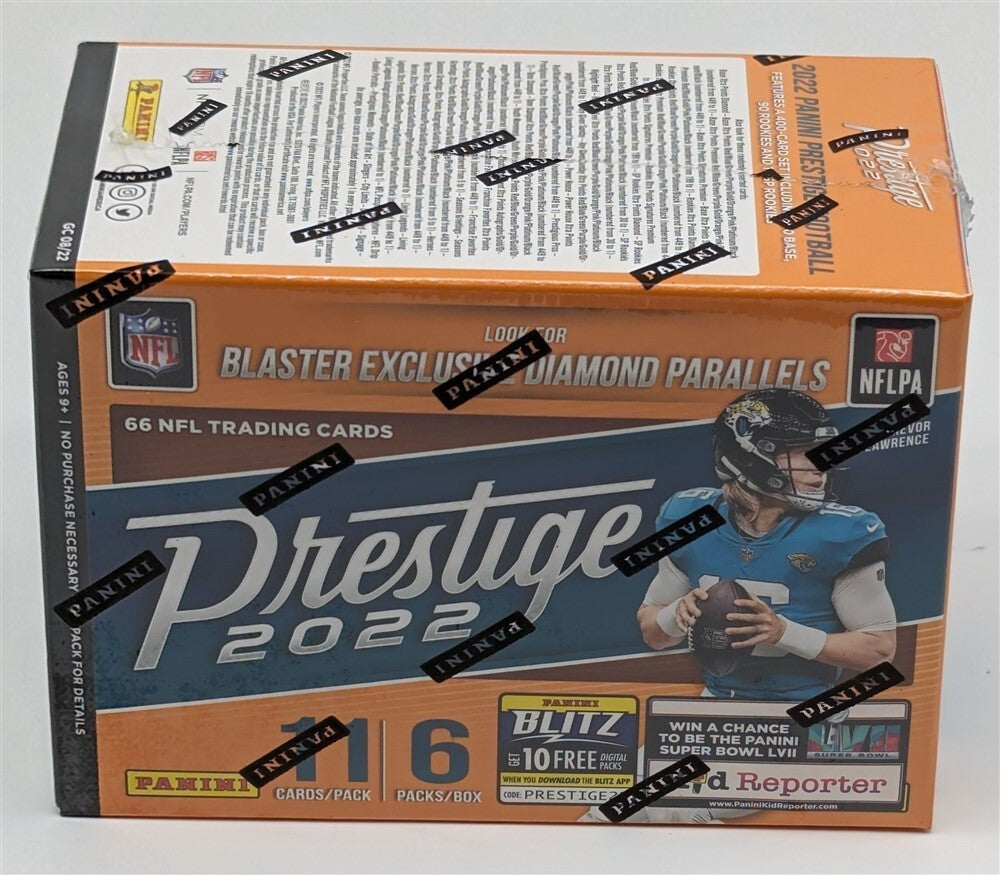 Factory Sealed 6 Pack Blaster Box 2022 Panini Prestige NFL Football Cards-4
