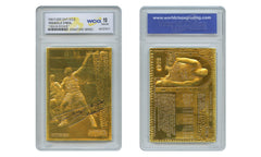 SHAQUILLE O'NEAL 1992-93 Fleer Rookie 23KT Gold '98 Card Signature Series GEM 10-1