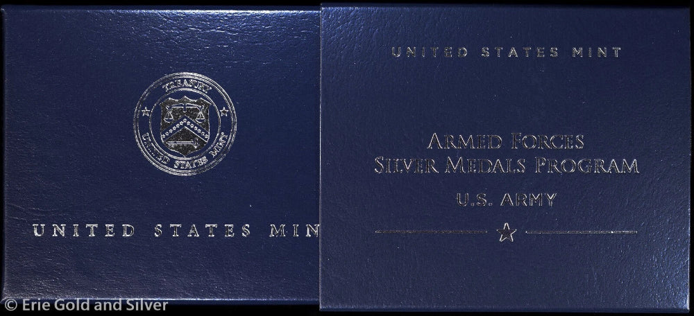 (2024) US Army Matte Finish 1 oz Silver Medal in OGP