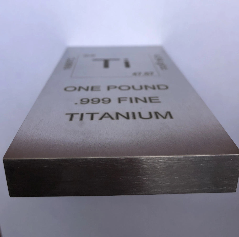 1 (One) Pound Titanium Bullion Bar-6