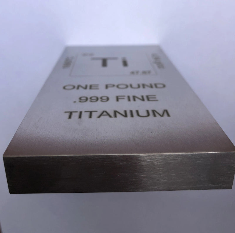 1 (One) Pound Titanium Bullion Bar-6