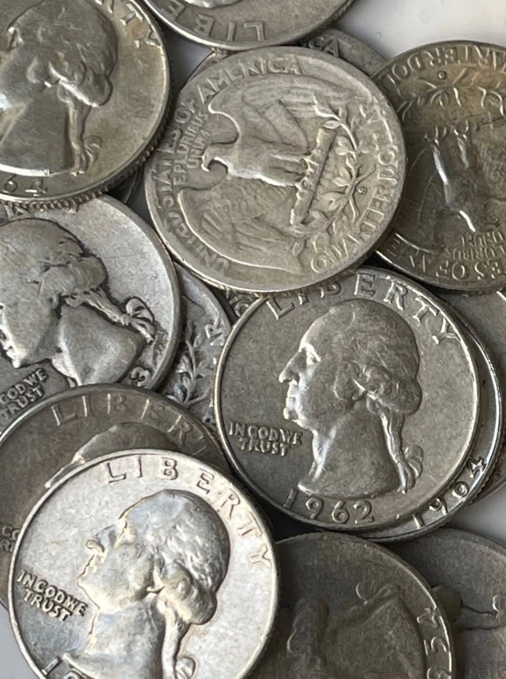 [Lot of 20 Coins] 1/2 Roll - Washington Quarter - 90% Silver - Choose how many!
