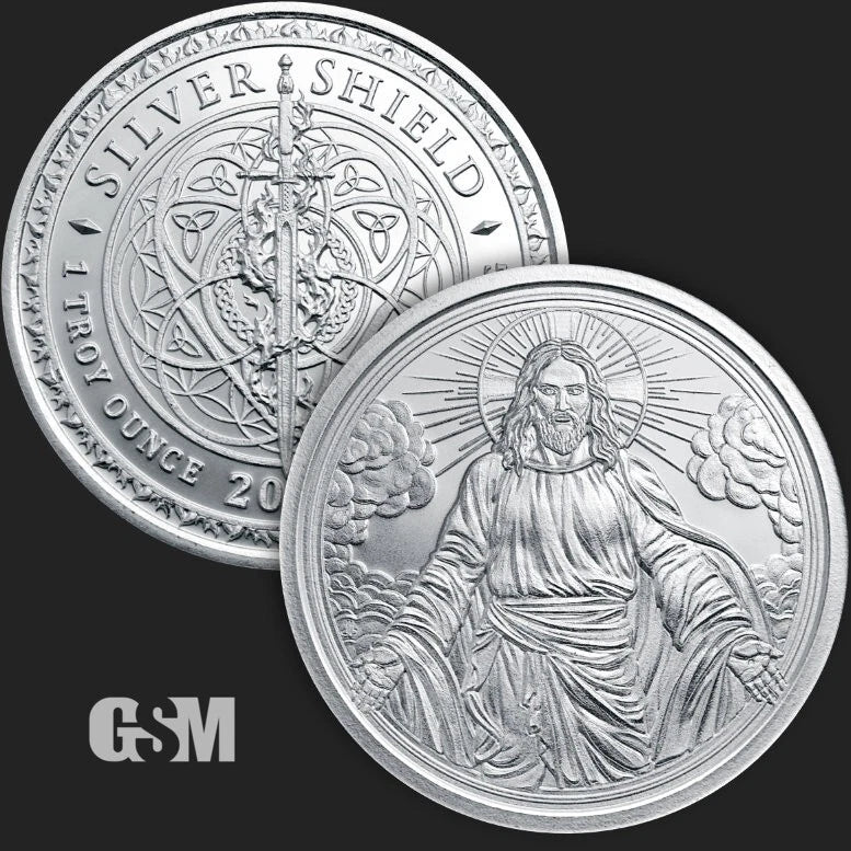 2024 CHRIST IS COMING BU New 1oz .999 Fine Silver Round GSM IN A CAPSULE-1
