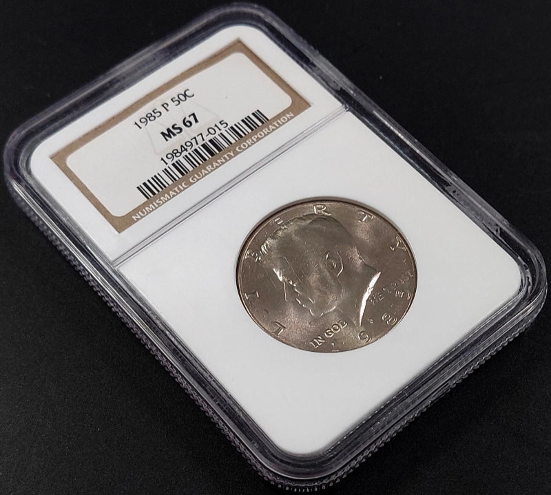 1985 P Kennedy Half Dollar certified MS 67 NGC!-1