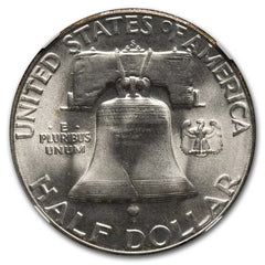 1954-S Franklin Half Dollar MS-65 NGC (FBL)-1