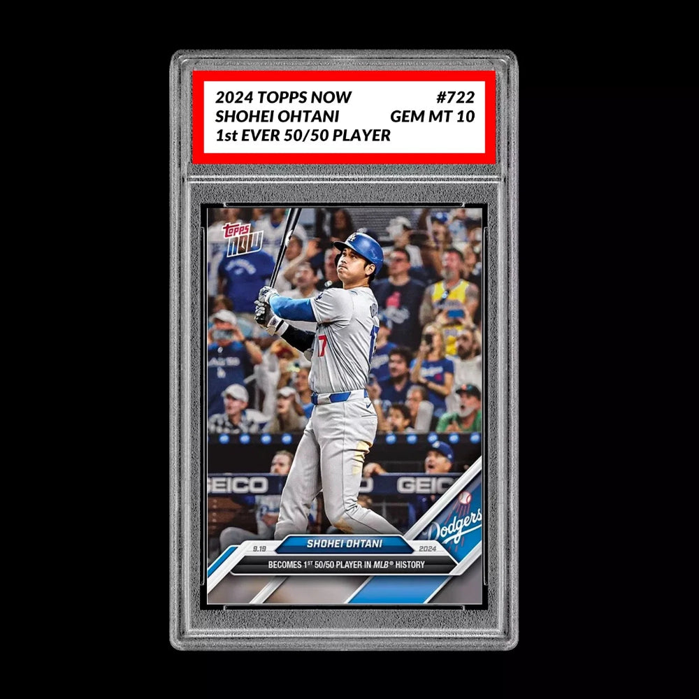 GRADED 10 💥Shohei Ohtani 50/50 2024 MLB TOPPS NOW Card 722 First Ever!-1