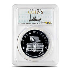 1 oz President Trump First Edition Silver Medallion PCGS GEM Proof-1