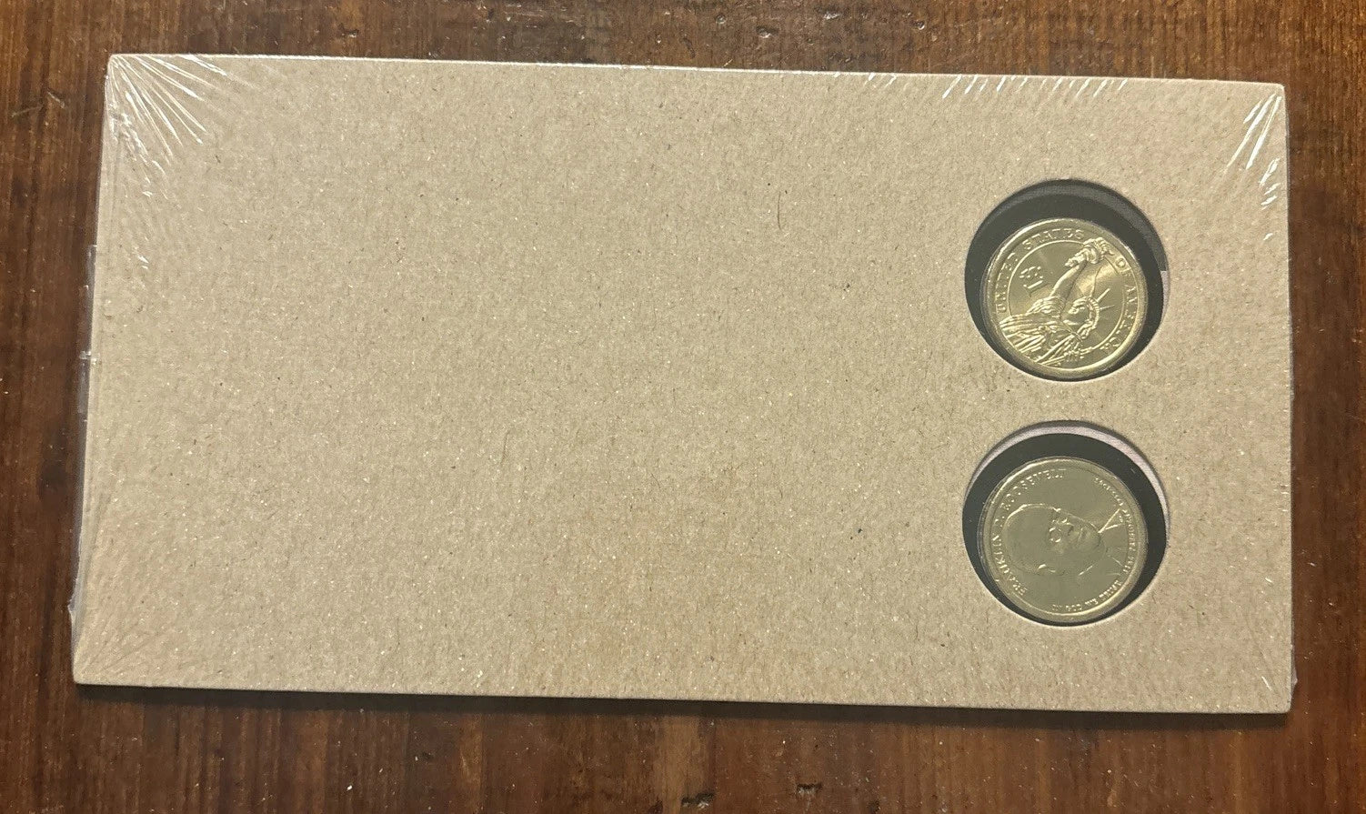 2014 Franklin D. Roosevelt P&D Presidential Dollars - Sealed First Day Cover-1