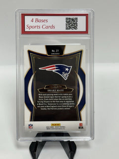 2024 Panini Select Drake Maye Patriots Concourse Nivel Novato #27 Gem Mint 10.-2