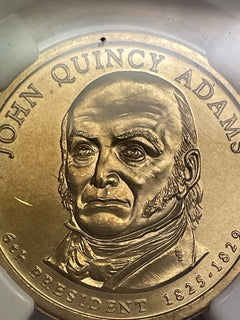 2008-P John Quincy Adams One Dollar SMS NGC MS66-1