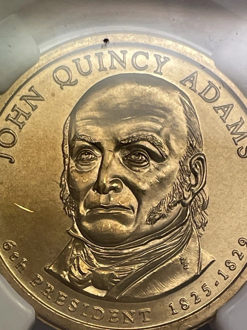 2008-P John Quincy Adams One Dollar SMS NGC MS66-1
