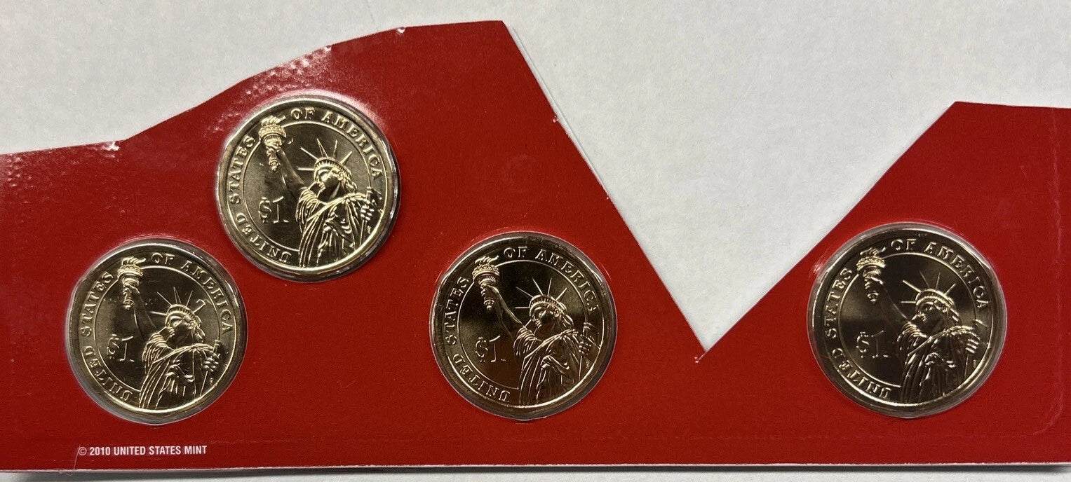 2011 D PRESIDENTIAL DOLLARS FROM MINT SET - 4 Coin Set